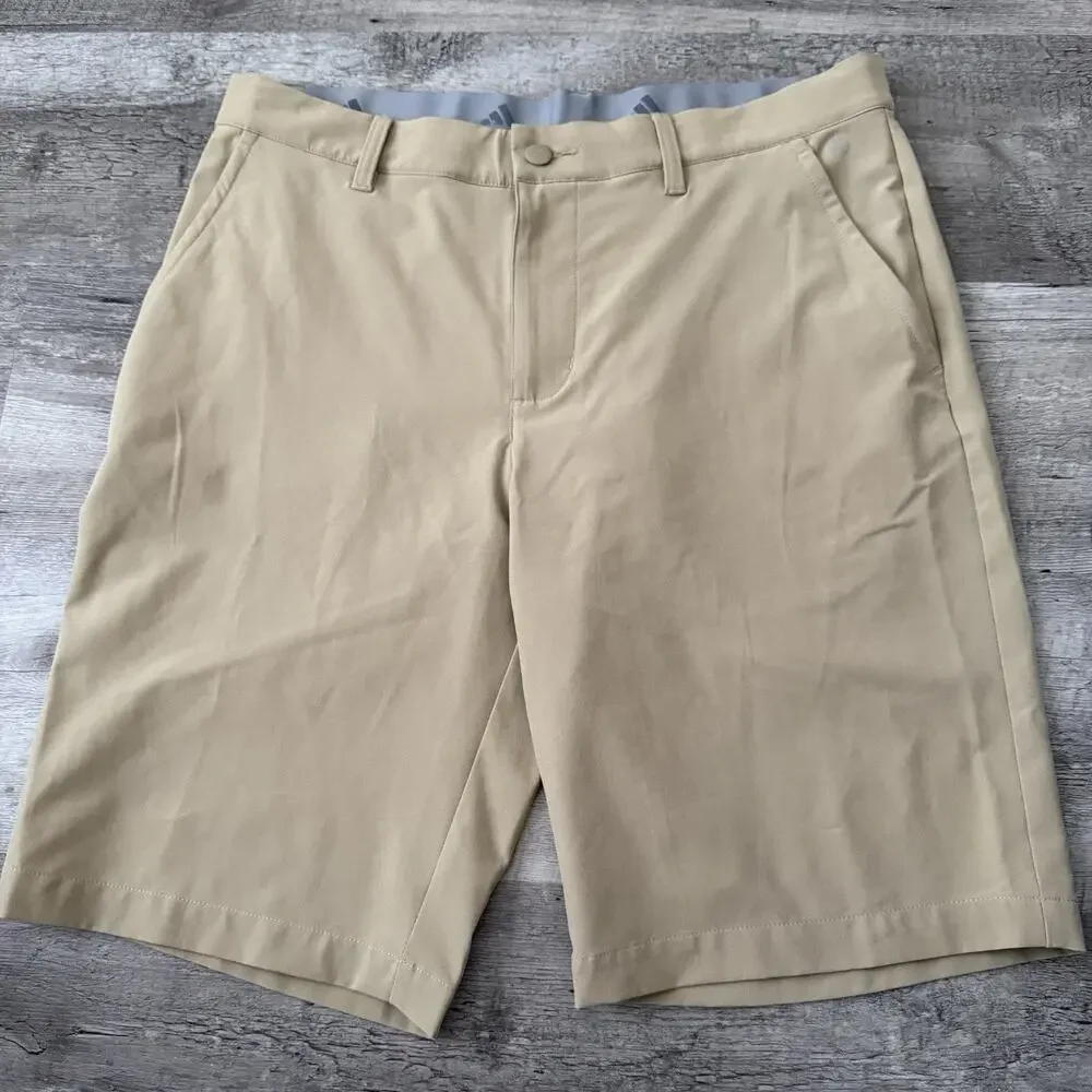 Adidas Golf Ultimate365 Shorts Mens 32 Hemp Beige 10